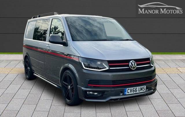 Volkswagen Transporter 2.0 BiTDI T30 BlueMotion Tech Highline Crew Van DSG FWD SWB Euro 6 (s/s) 5dr Combi Van Diesel Silver