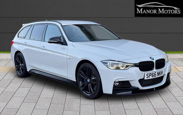 BMW 3 Series 3.0 335d M Sport Touring Auto xDrive Euro 6 (s/s) 5dr Estate Diesel White